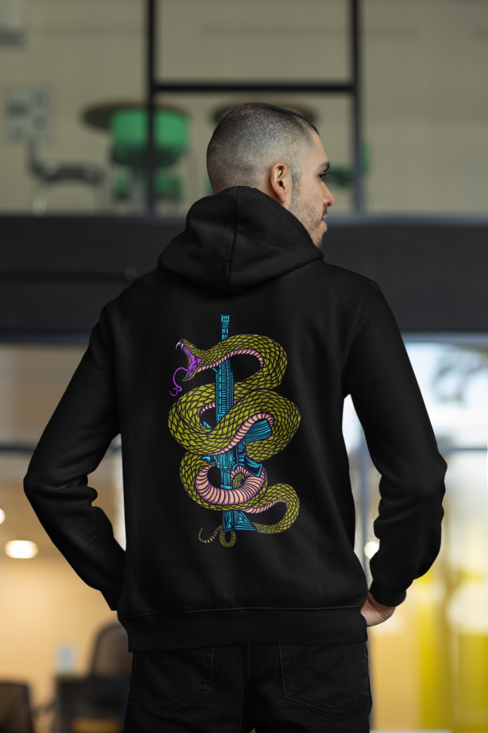 AR-15 Snake Hoodie