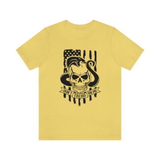 Don't Tread on Me Gadsden flag anti-liberal t-shirt mens soft